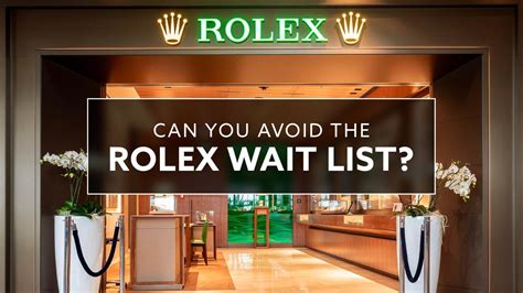 buying a rolex new how to track down|rolex waiting list.